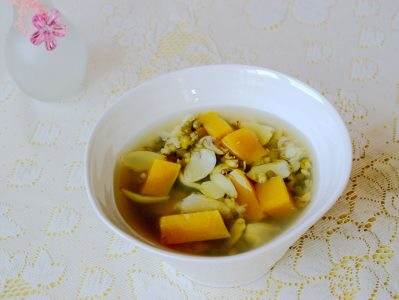 家常南瓜百合绿豆汤的各种做法